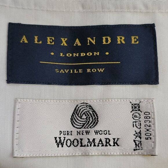 ALEXANDRE LONDON NEW‎ WOOL Khaki Dress Pant… - Picture 10 of 11